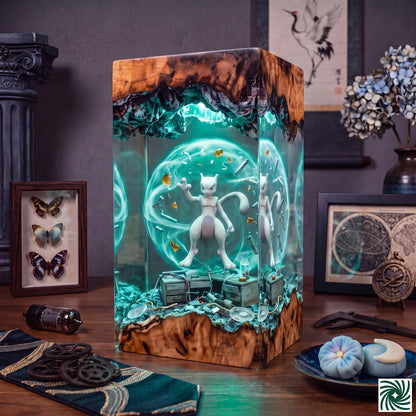 Mewtwo Resin Lamp