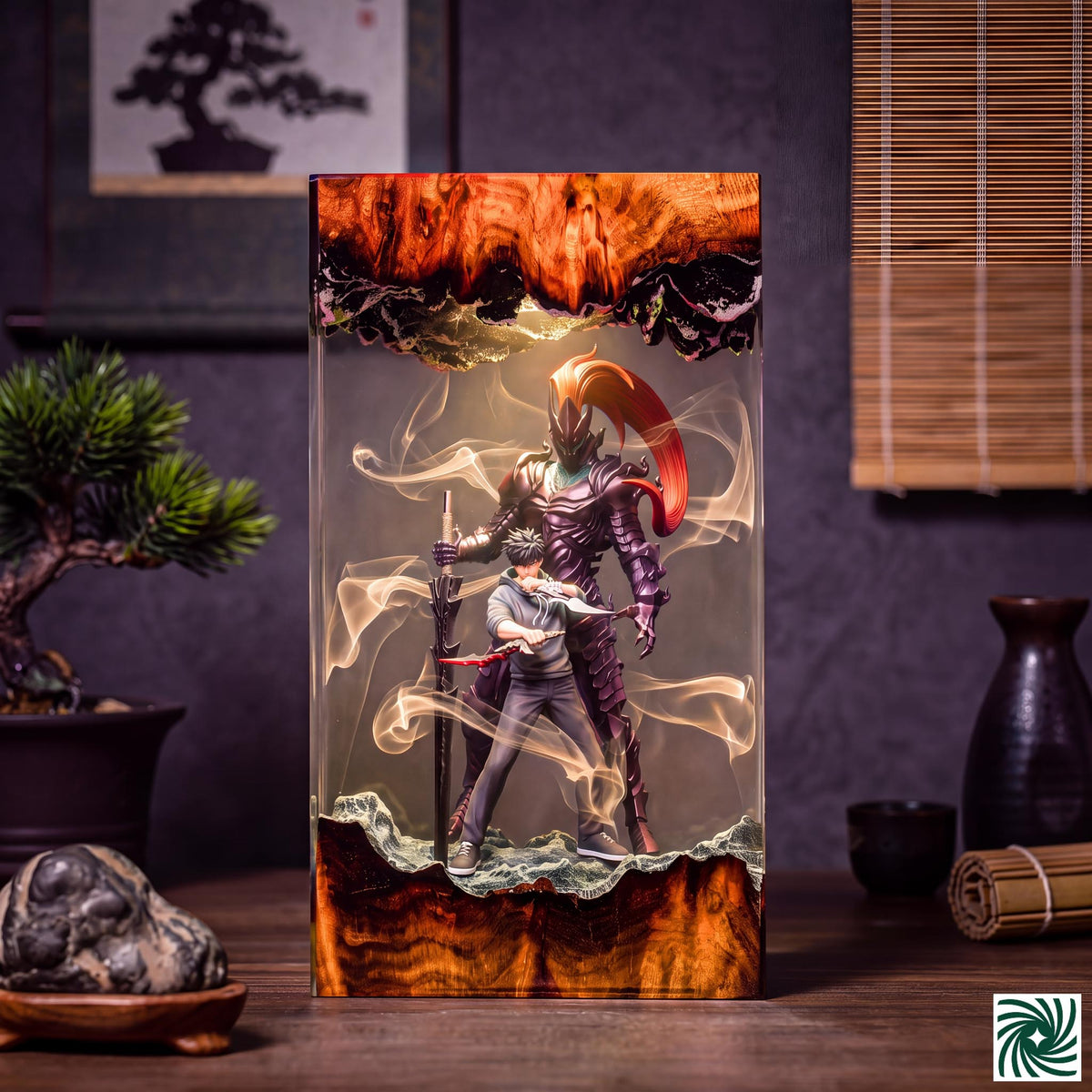 Jin-Woo & Igris Resin Lamp