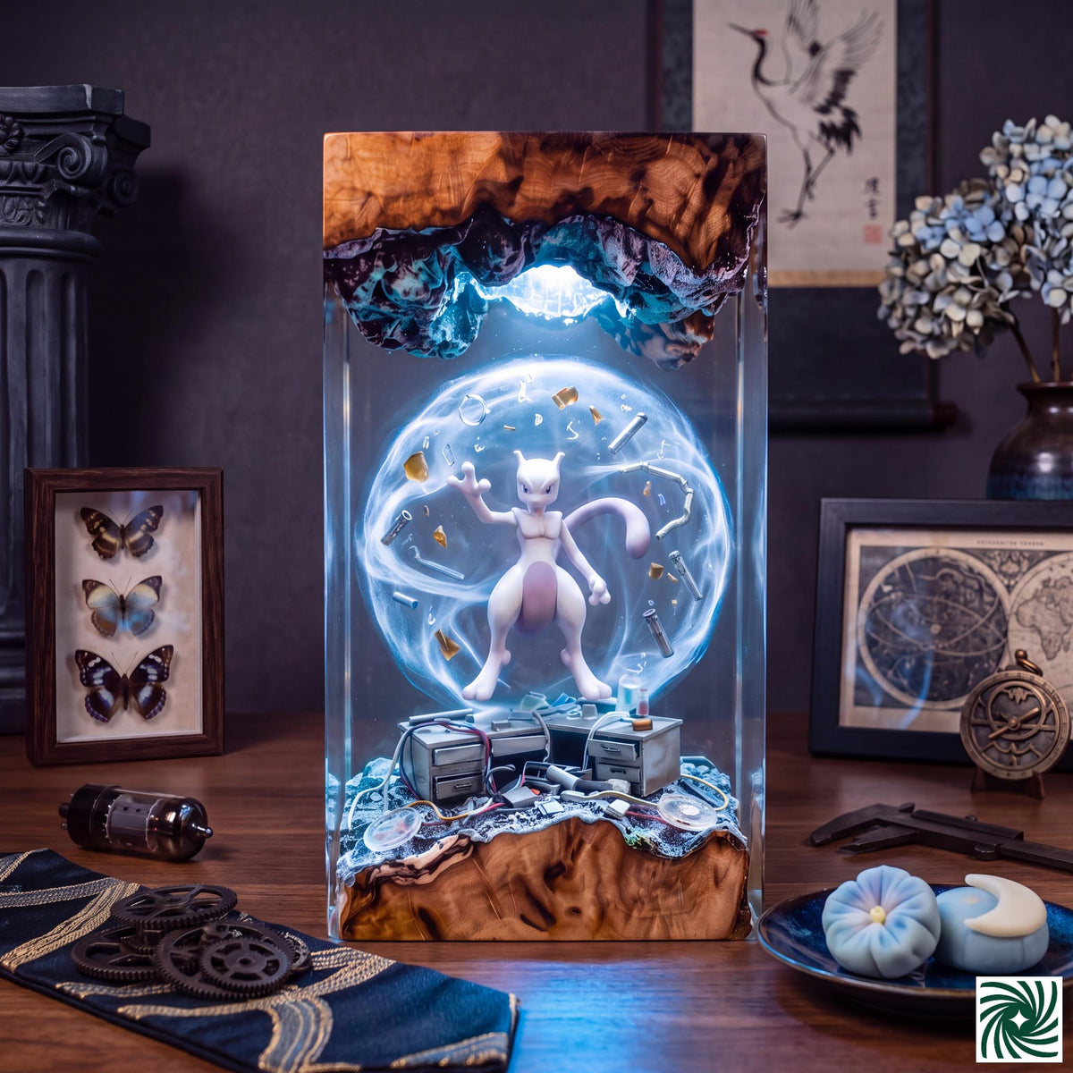 Mewtwo Resin Lamp
