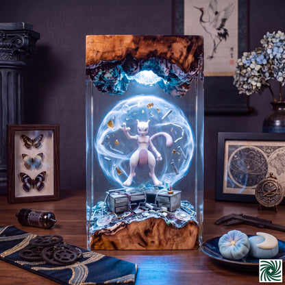 Mewtwo Resin Lamp