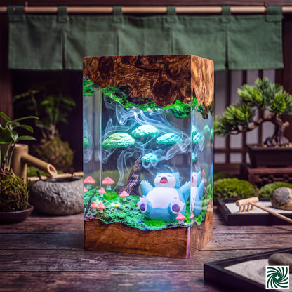 Snorlax Resin Lamp