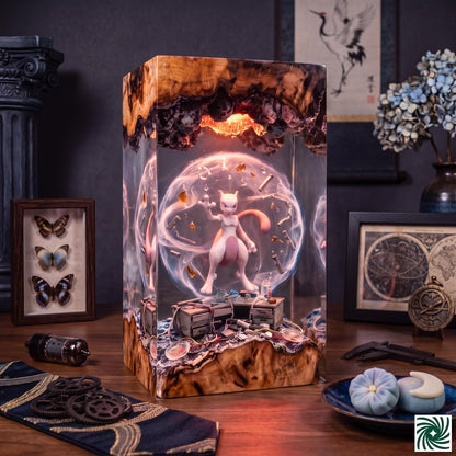 Mewtwo Resin Lamp