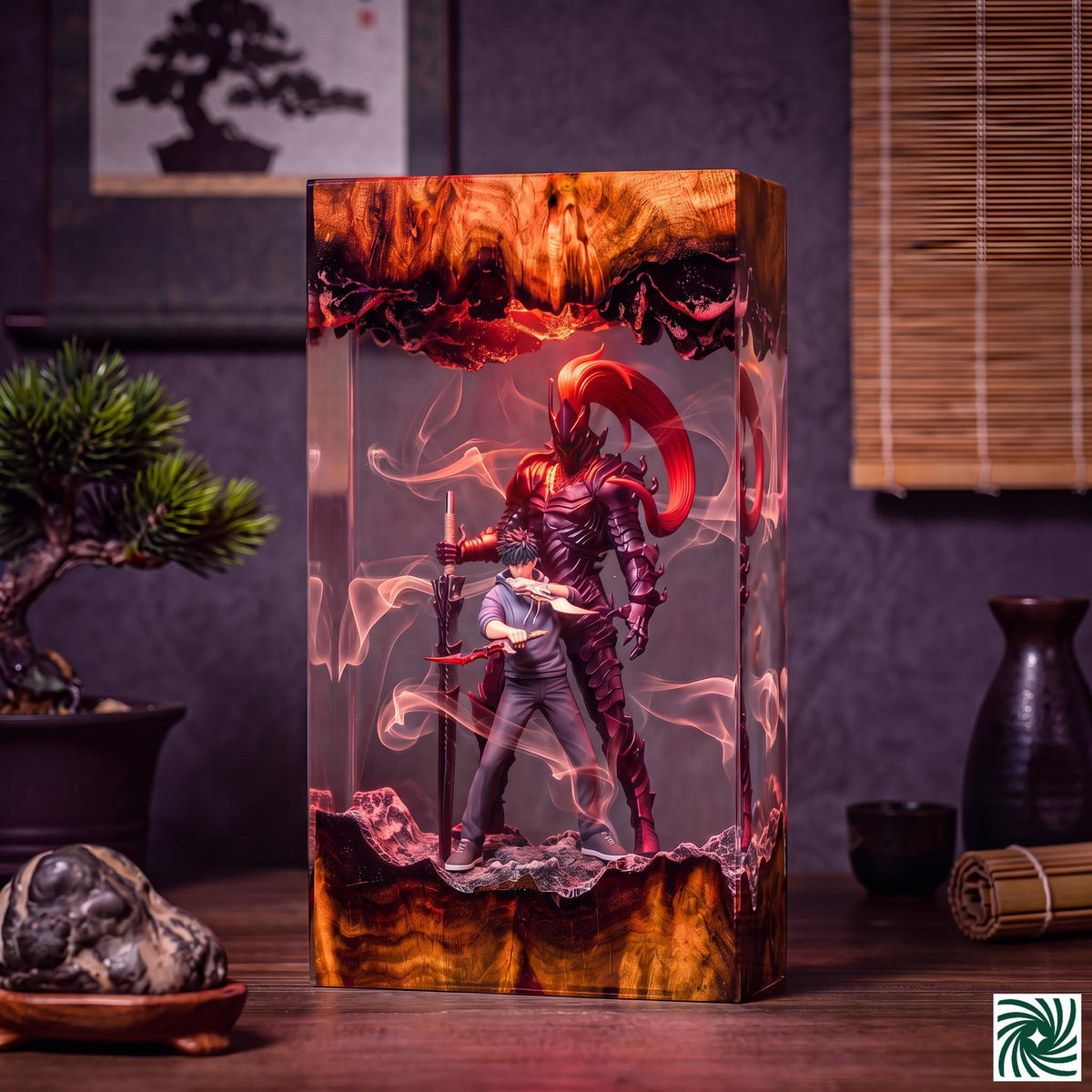 Jin-Woo & Igris Resin Lamp