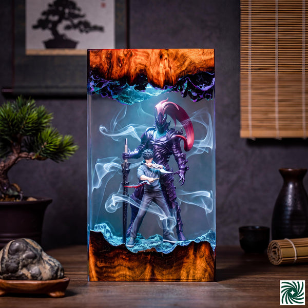 Jin-Woo & Igris Resin Lamp