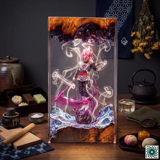 Black Goku DBZ Resin Lamp