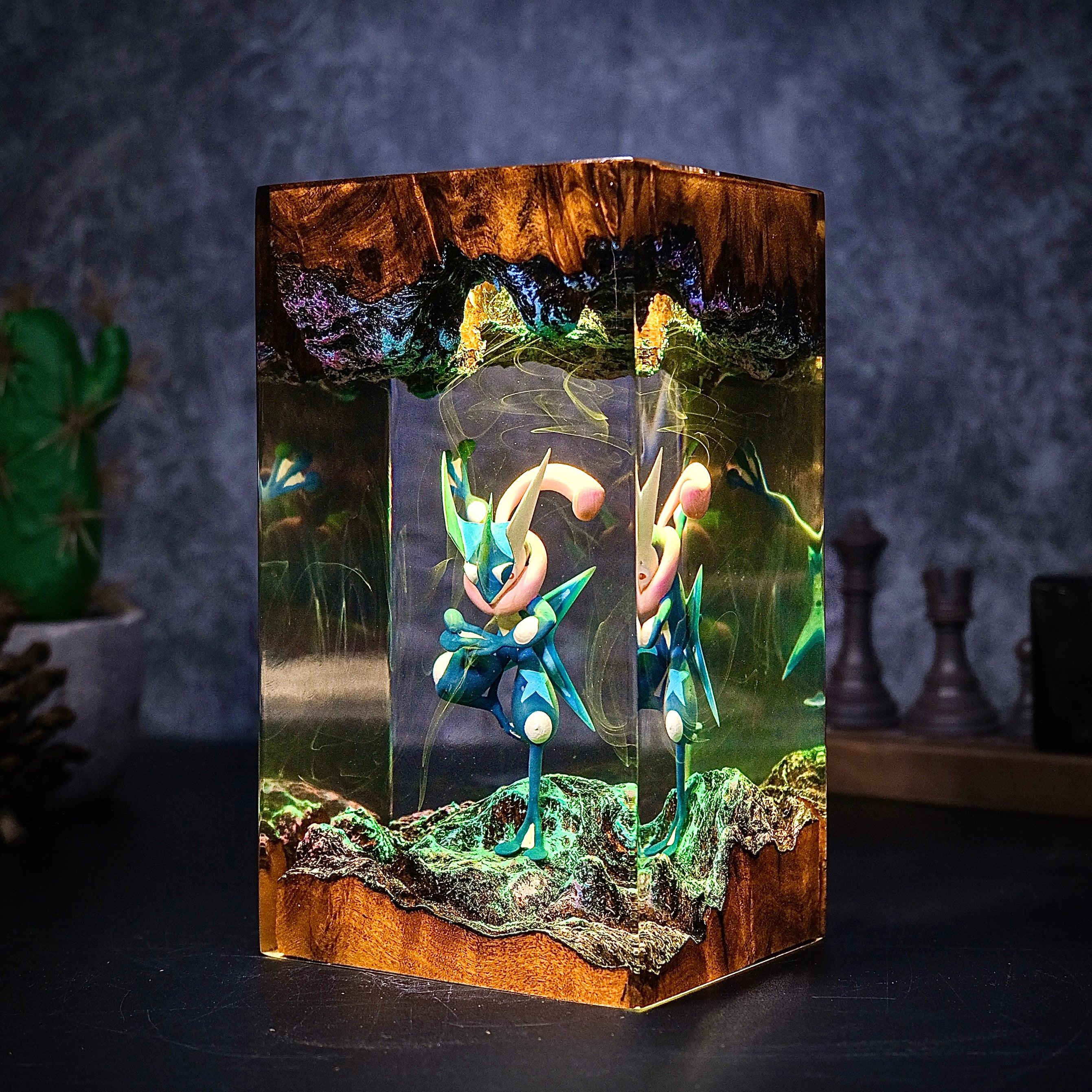 Greninja Pokemon Resin lamp