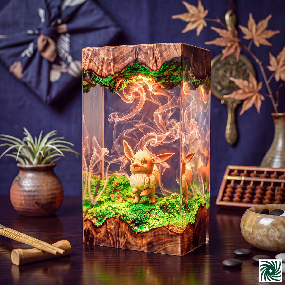 Evee Resin Lamp