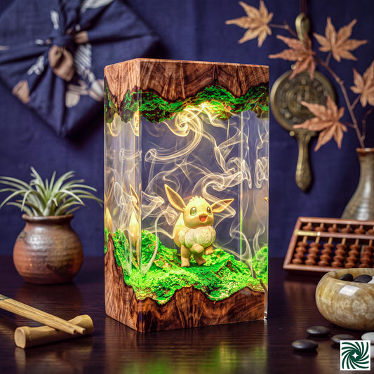 Evee Resin Lamp