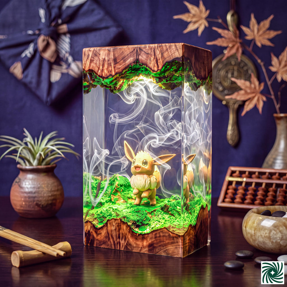 Evee Resin Lamp