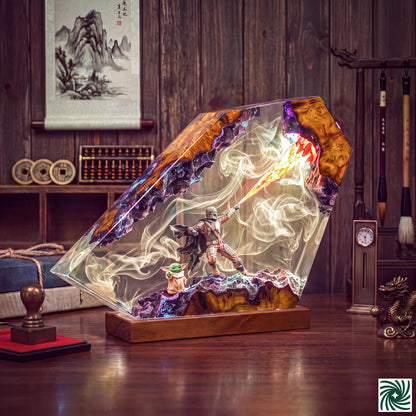 Star War Resin Lamp