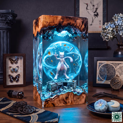 Mewtwo Resin Lamp