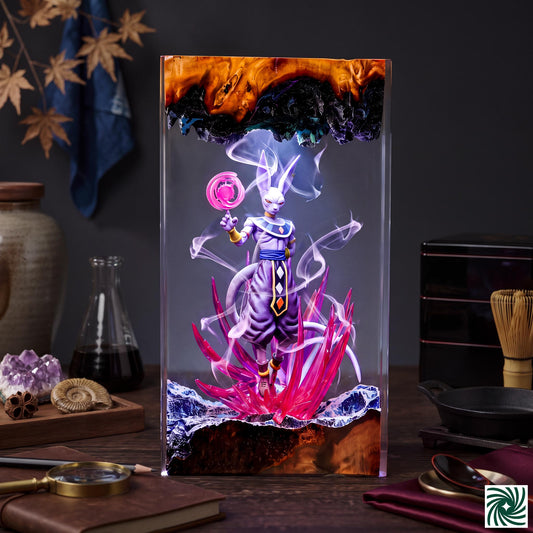 Beerus DBZ Resin Lamp