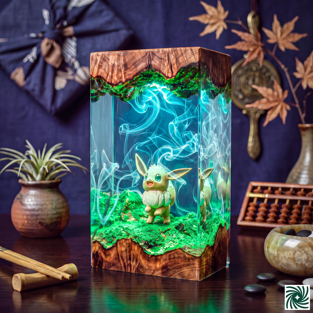 Evee Resin Lamp