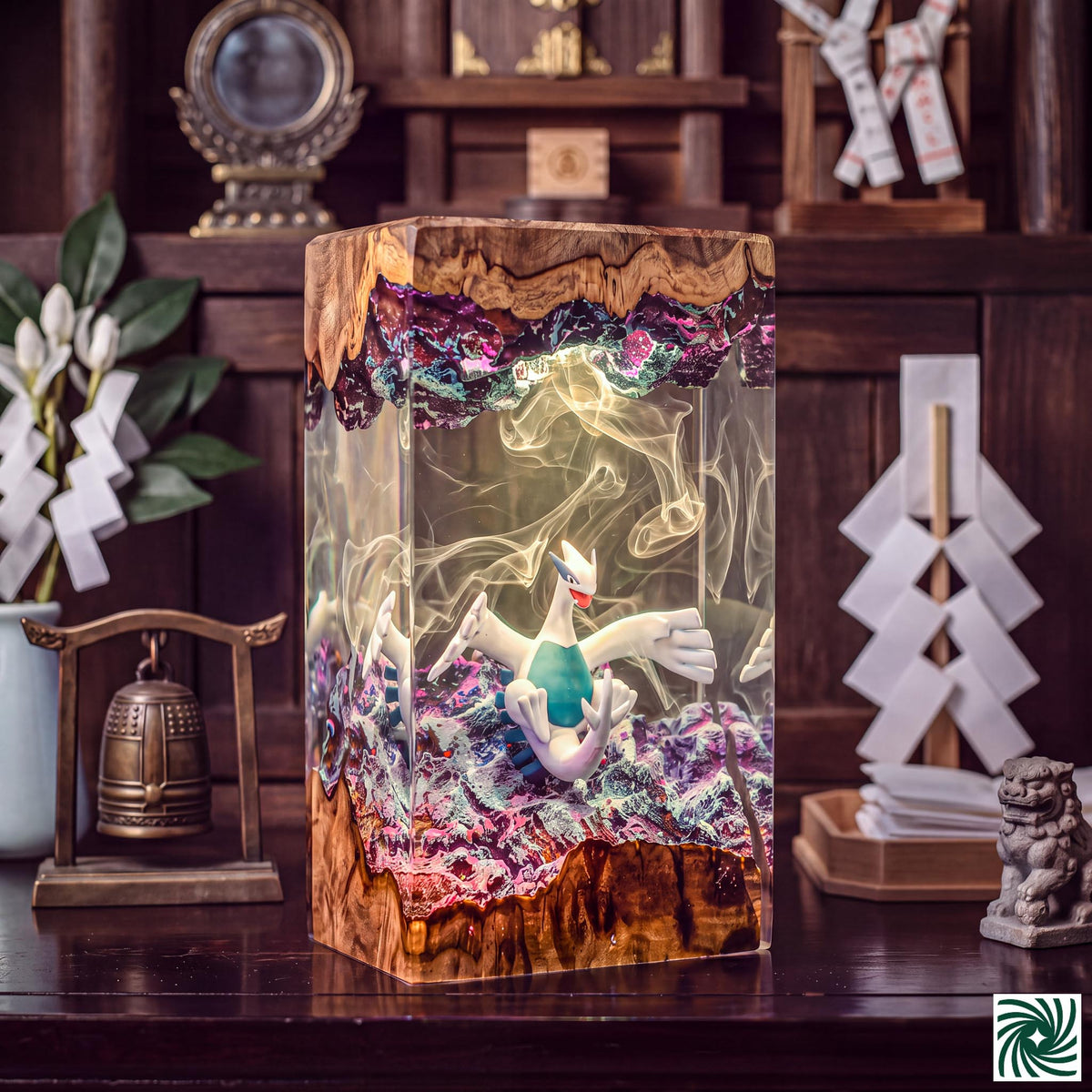 Lugia Resin Lamp