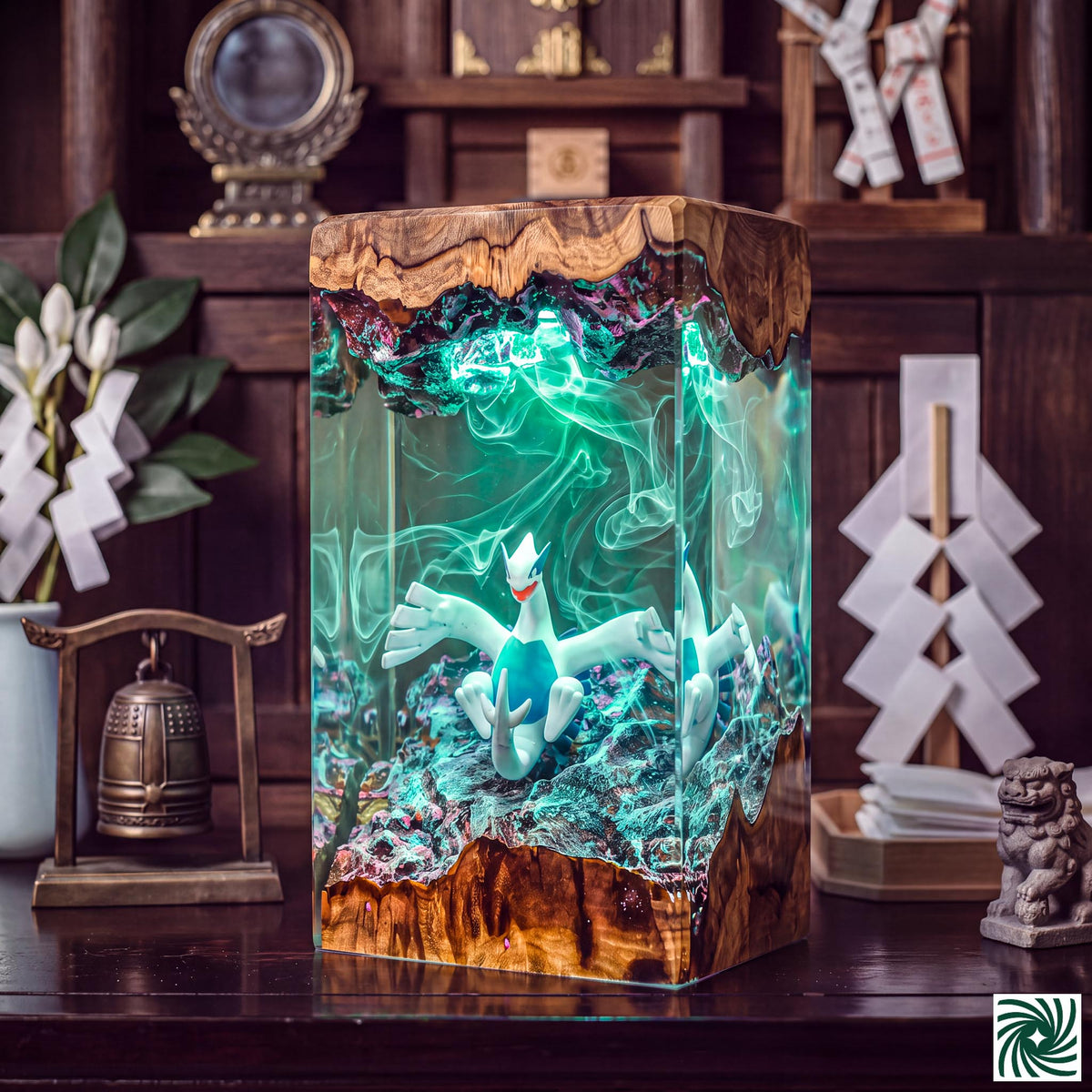 Lugia Resin Lamp