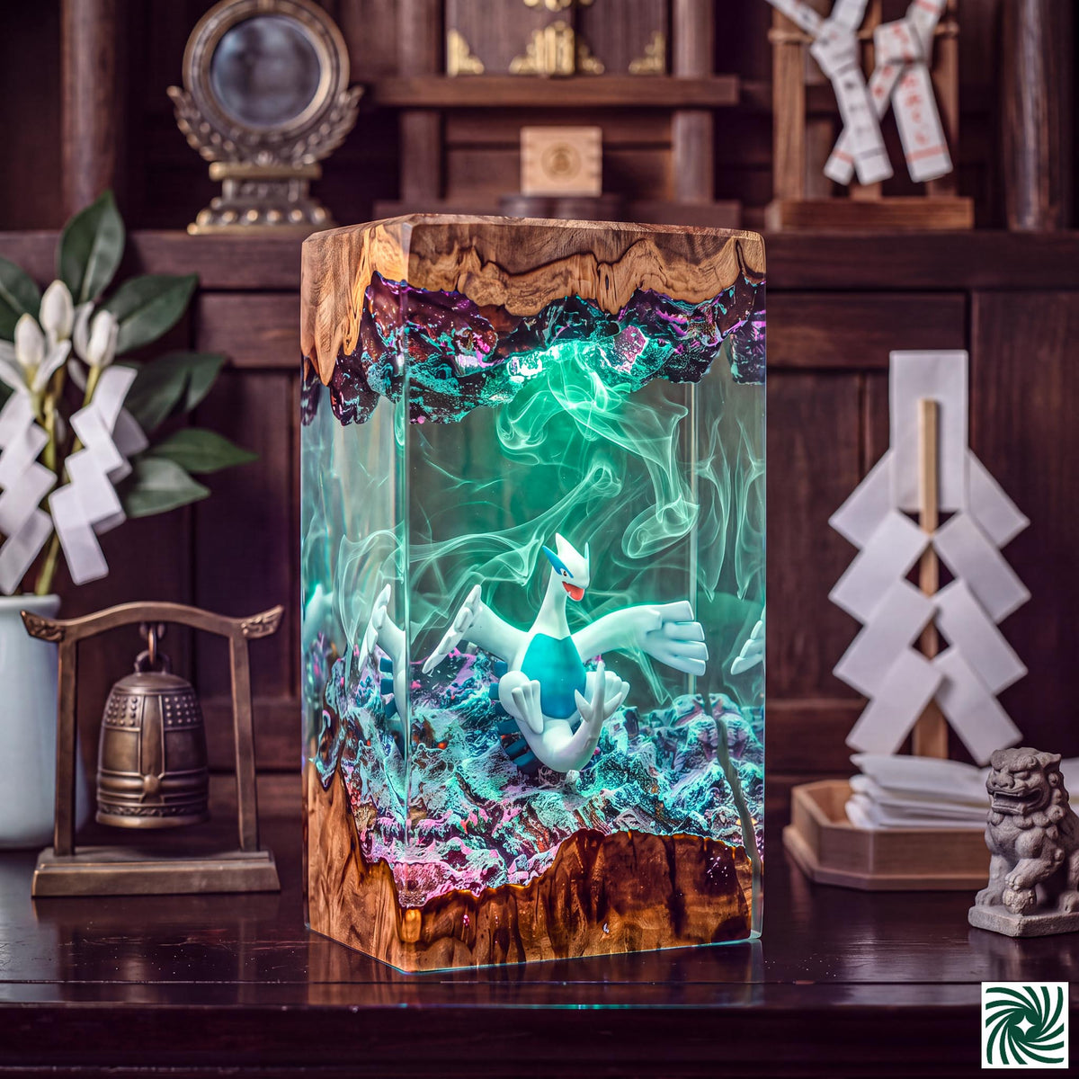 Lugia Resin Lamp