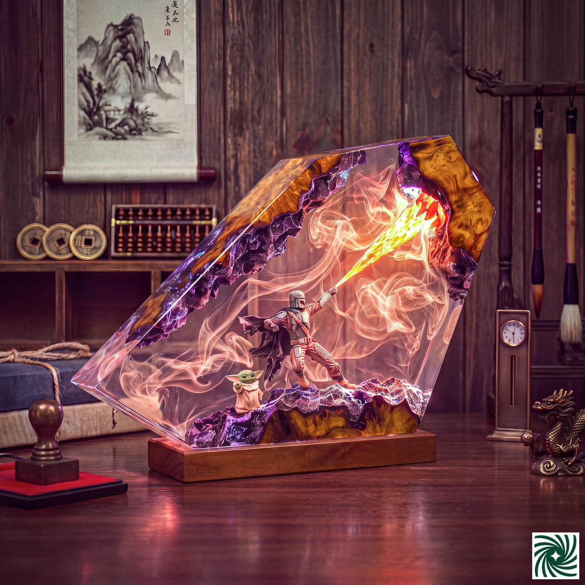 Star War Resin Lamp