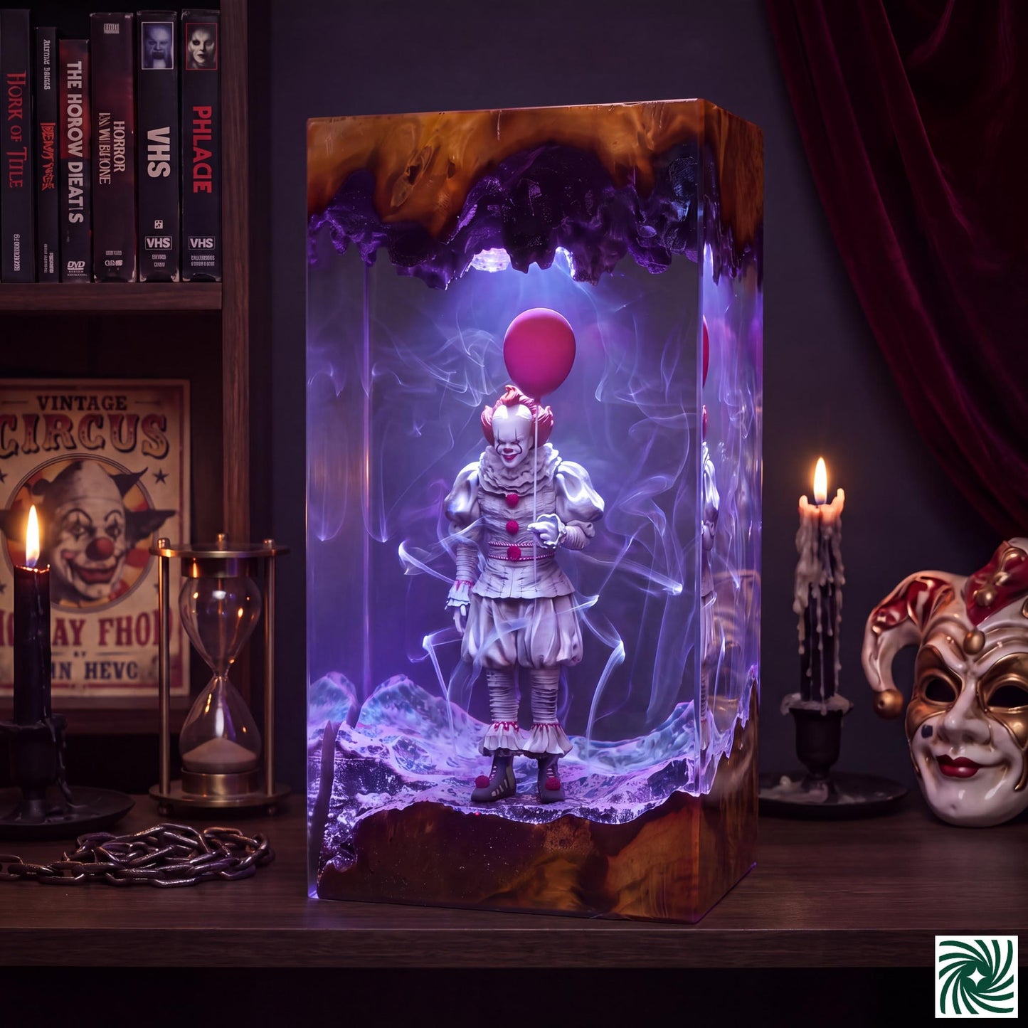 Halloween Resin Lamp