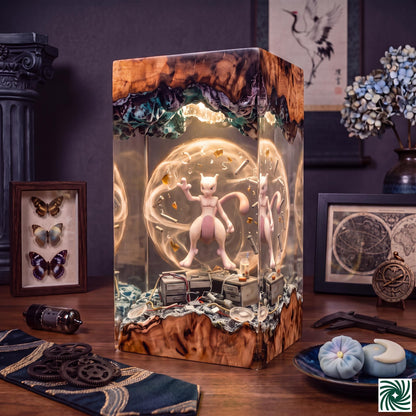 Mewtwo Resin Lamp