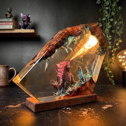 Godzilla 1 Resin Lamp