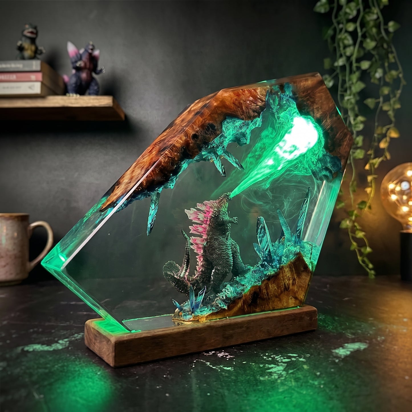 Godzilla 1 Resin Lamp