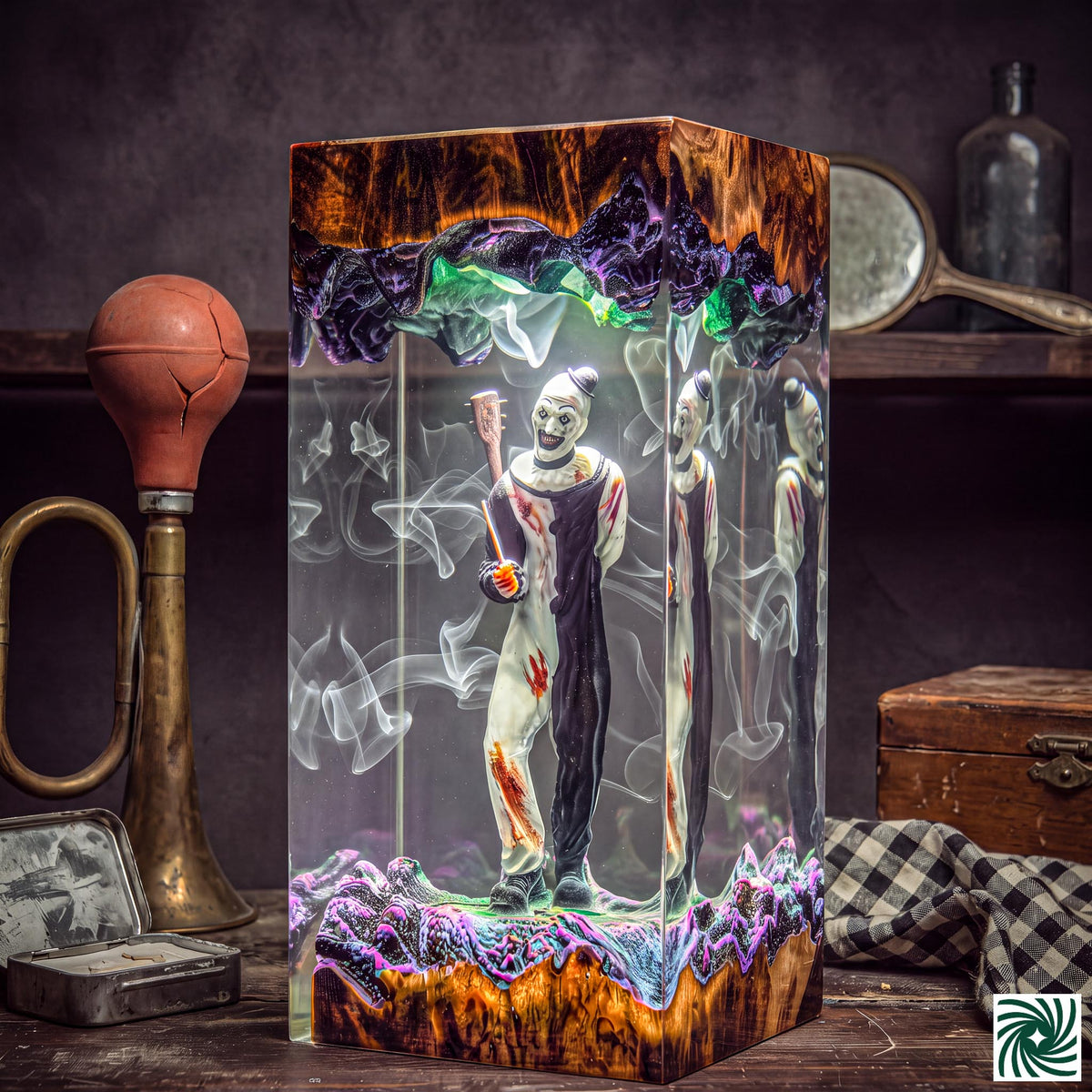 Art the Clown Resin Lamp