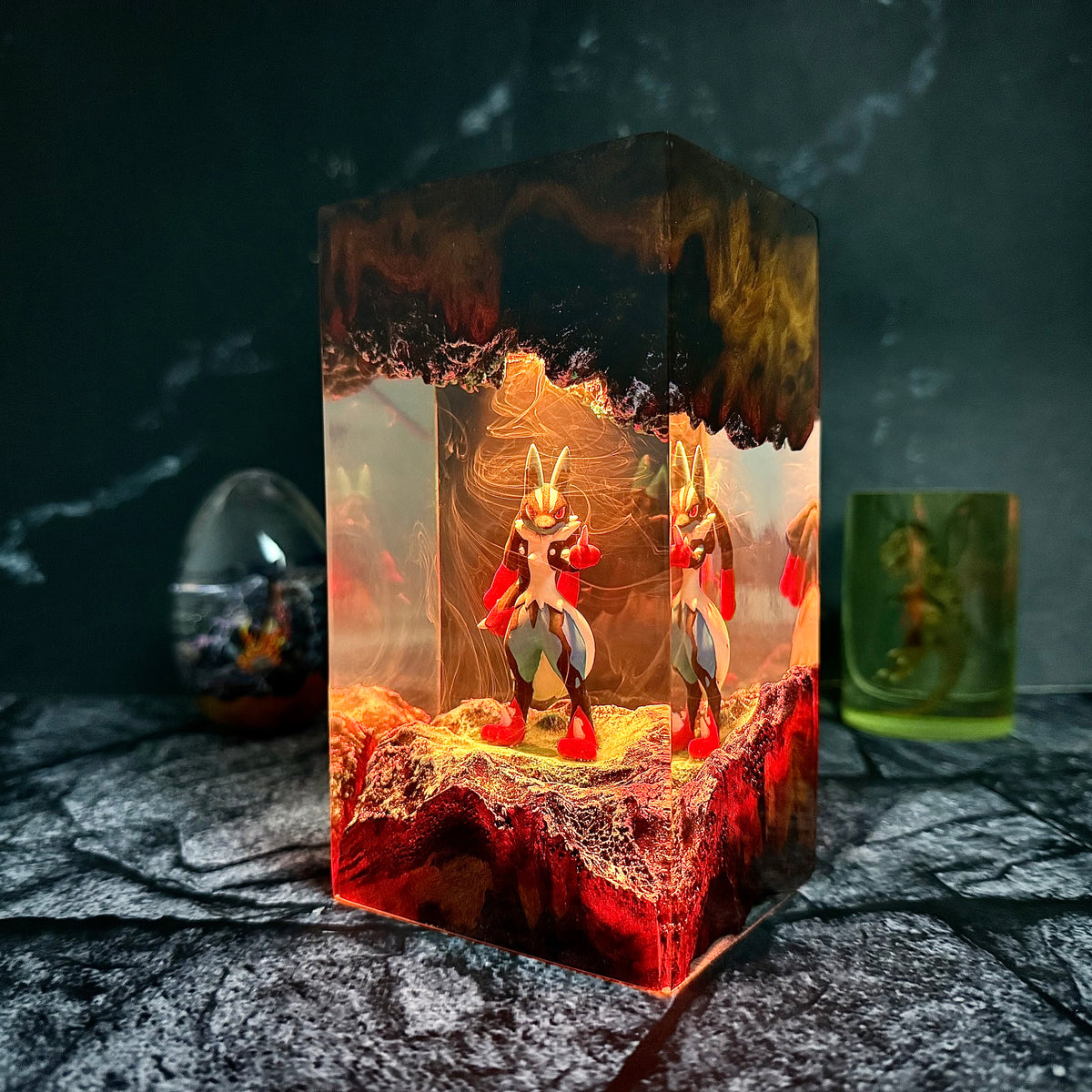 Mega Lucario Pokemon Resin lamp