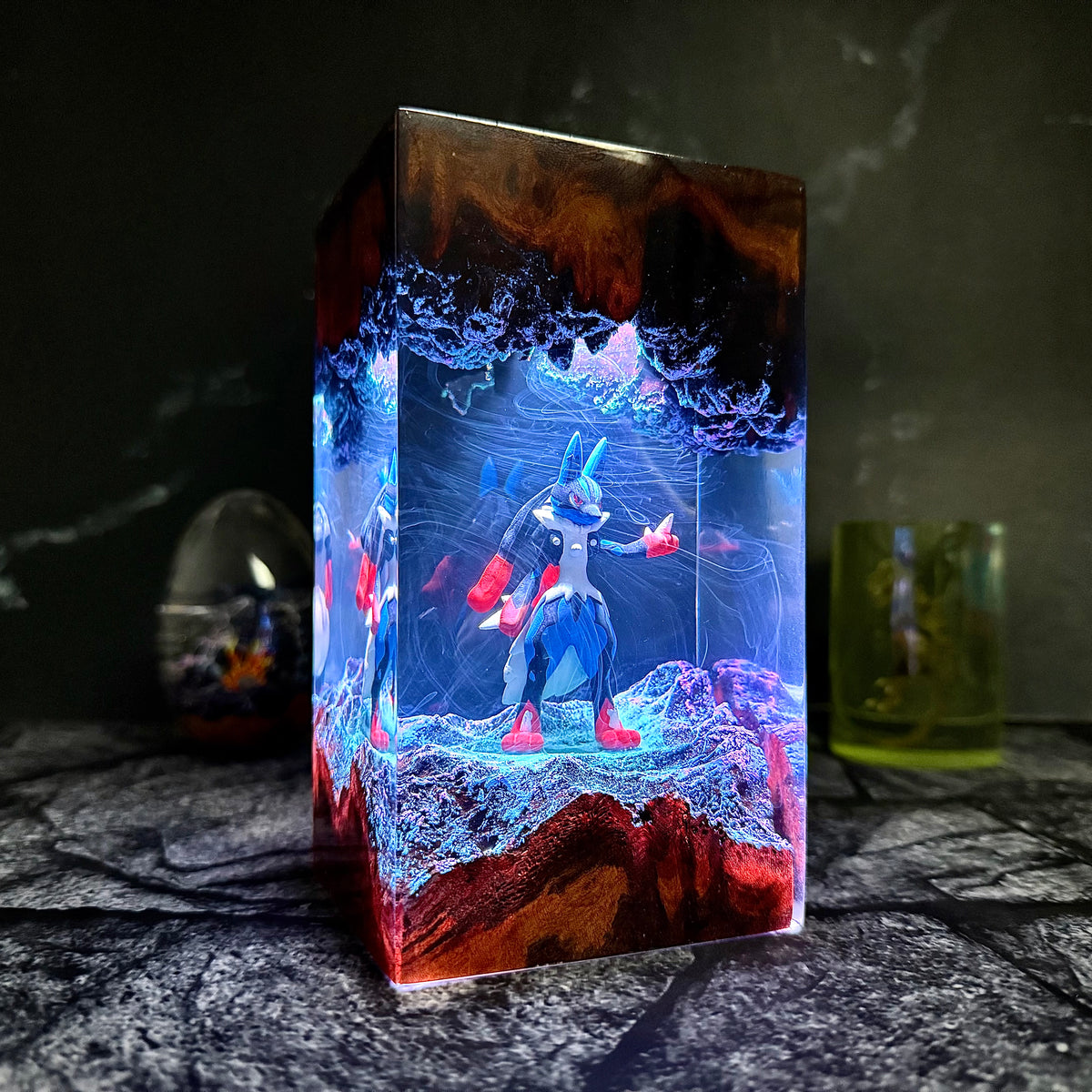 Mega Lucario Pokemon Resin lamp