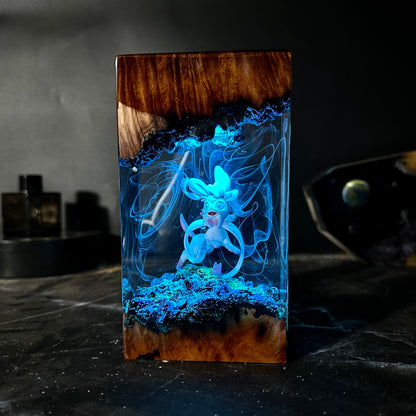 Fairy Blossom: The Rosy Spirit Resin Lamp