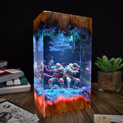 Subterranean Brothers: Shadow Shinobi Resin Lamp