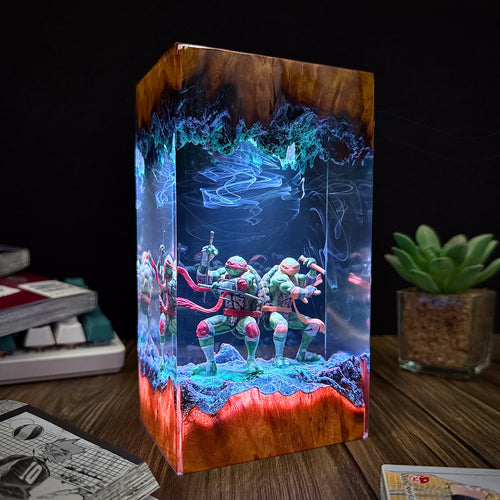 Subterranean Brothers: Shadow Shinobi Resin Lamp