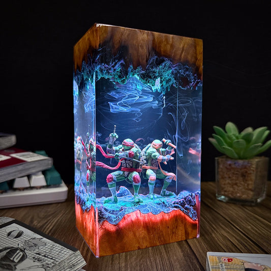 Subterranean Brothers: Shadow Shinobi Resin Lamp