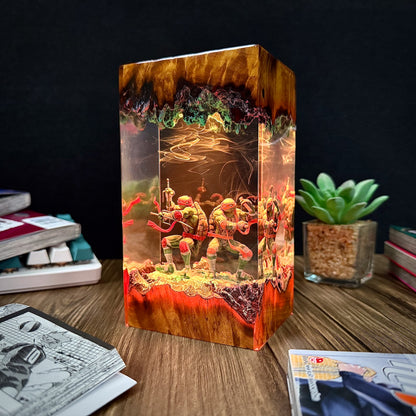 Subterranean Brothers: Shadow Shinobi Resin Lamp