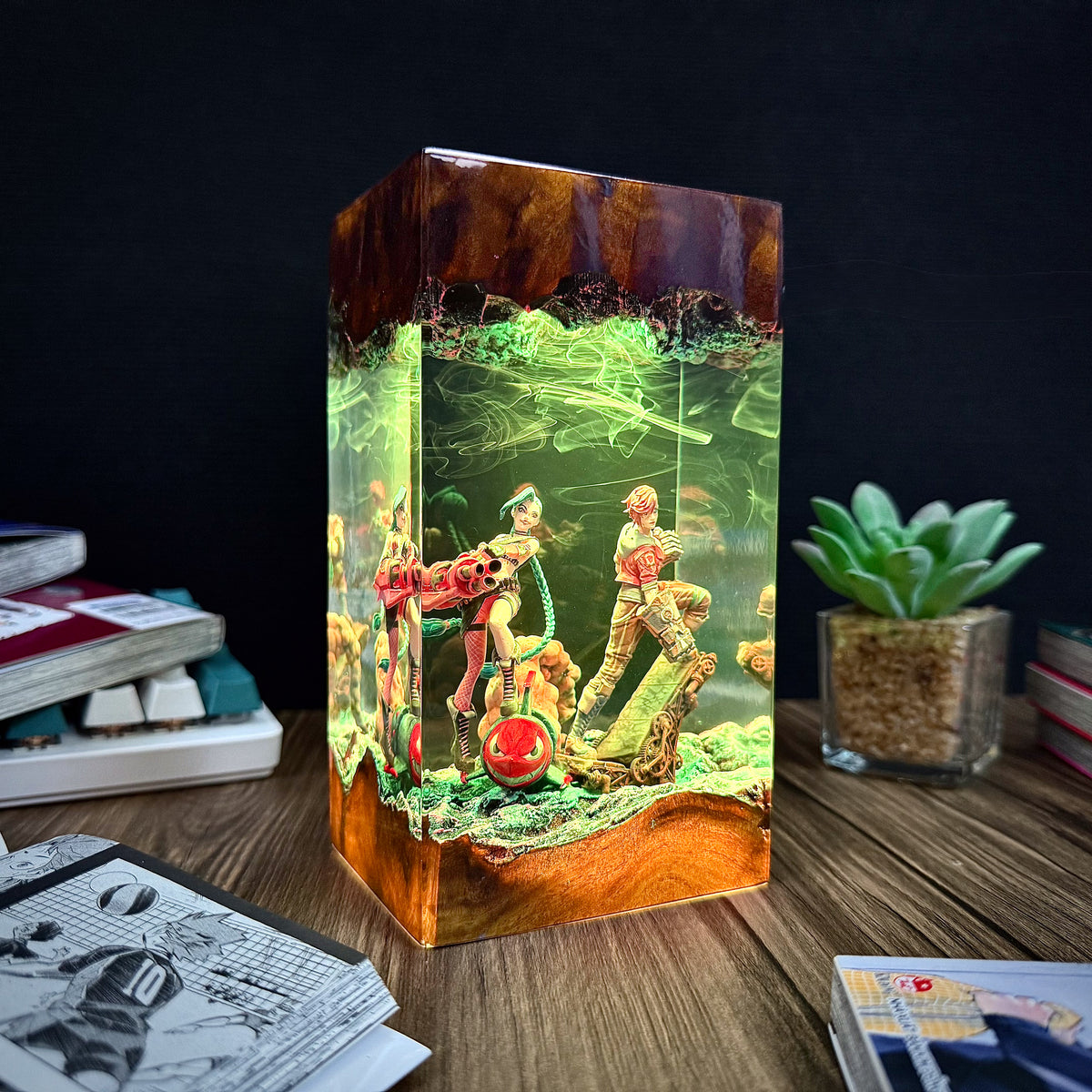 Jin X & Vi LOL Resin lamp