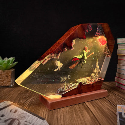 The Boy Who Lived: Magical Castle Resin Lamp