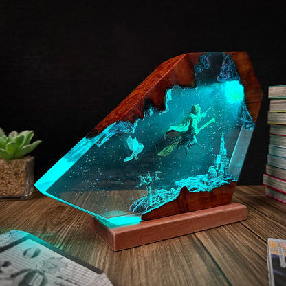 The Boy Who Lived: Magical Castle Resin Lamp