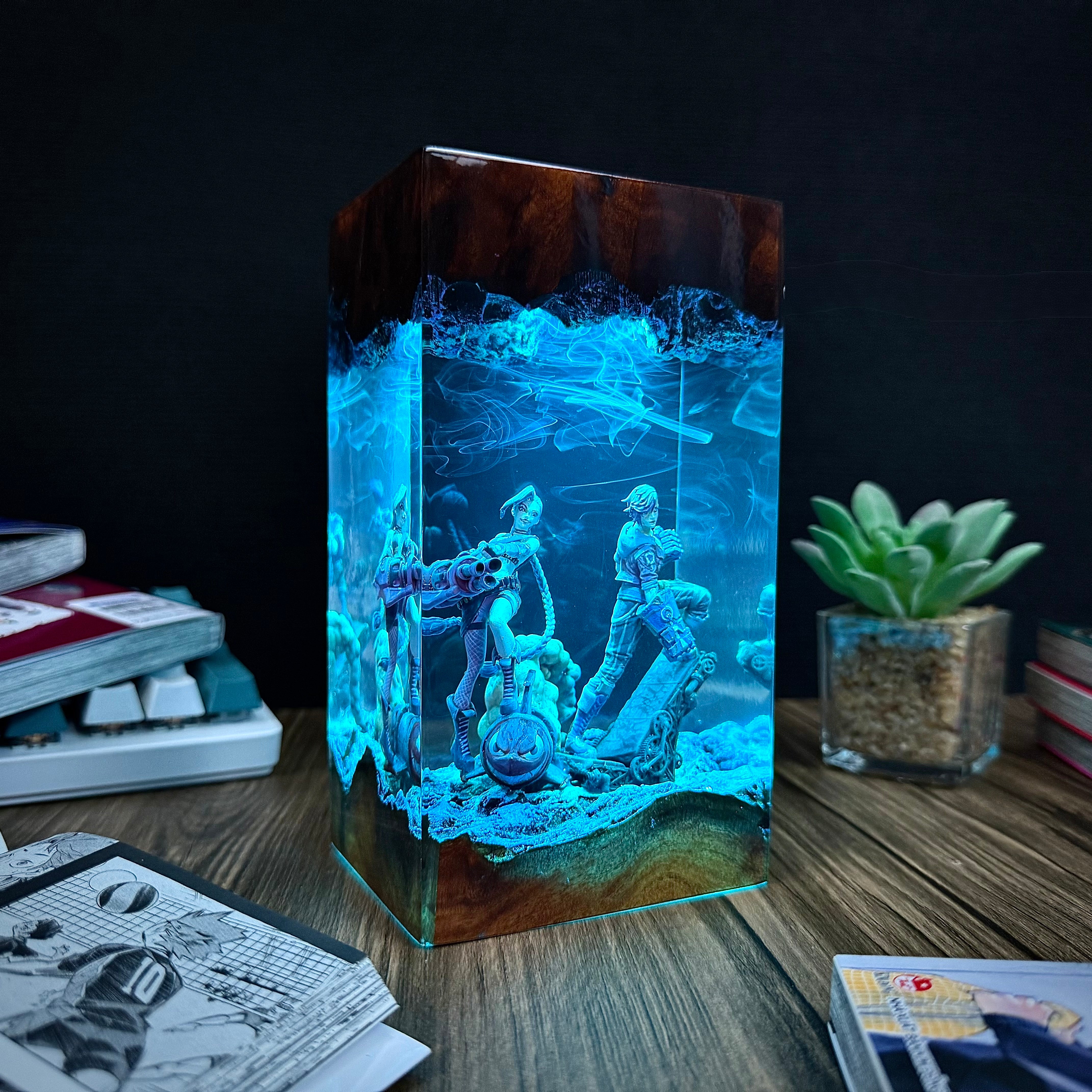 Jin X & Vi LOL Resin lamp