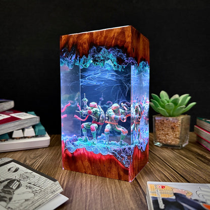 Subterranean Brothers: Shadow Shinobi Resin Lamp