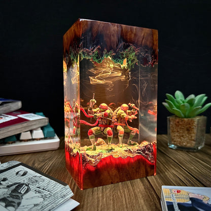 Subterranean Brothers: Shadow Shinobi Resin Lamp