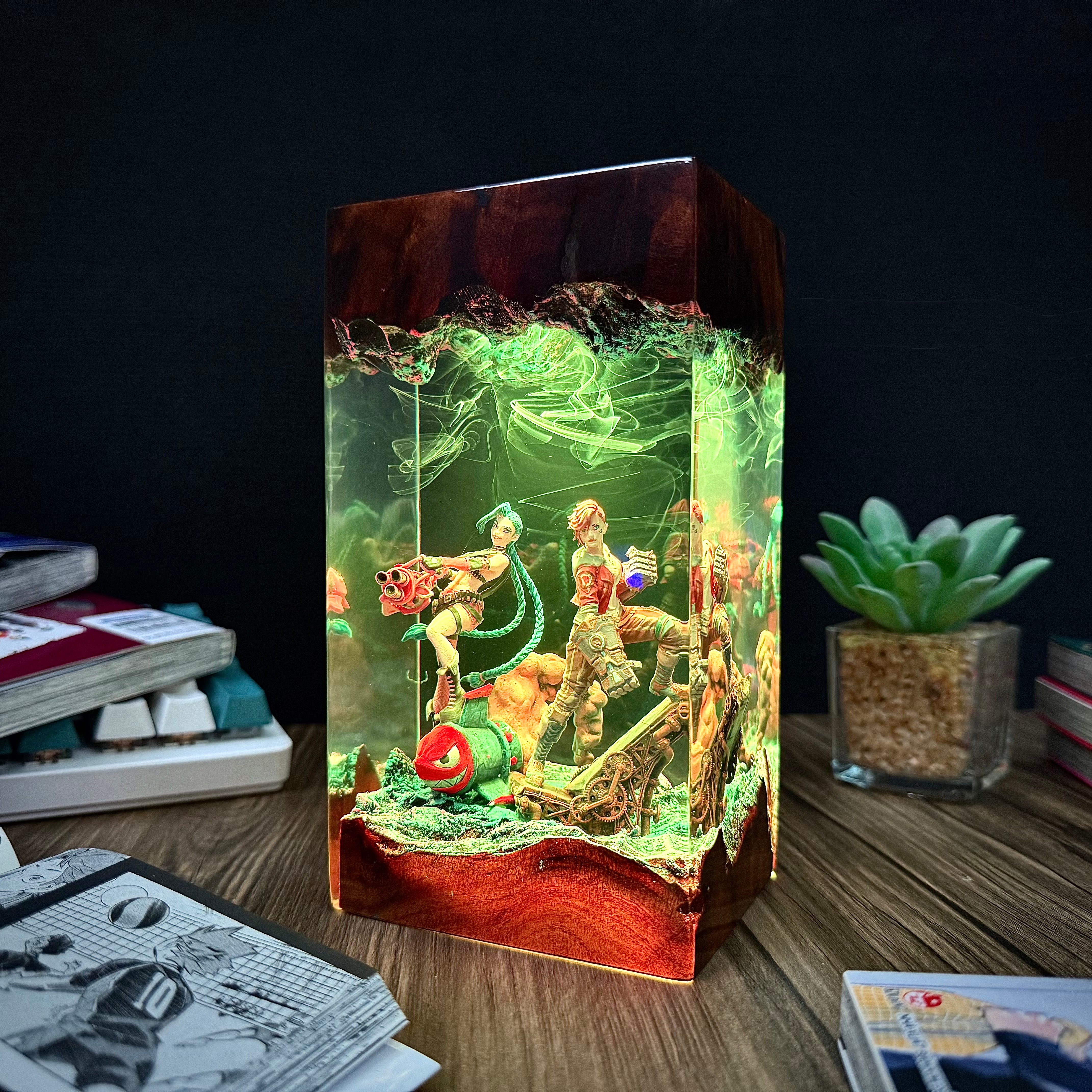 Jin X & Vi LOL Resin lamp
