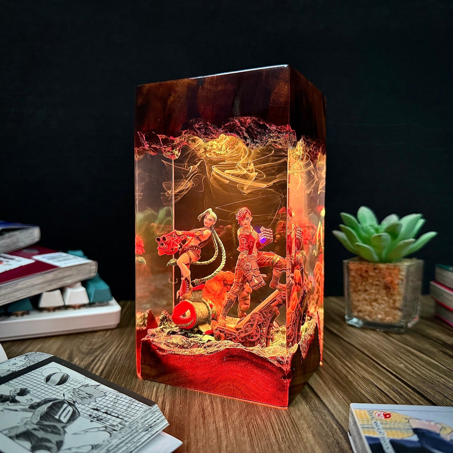 Blood Ties: The Duel of Destiny Resin Lamp