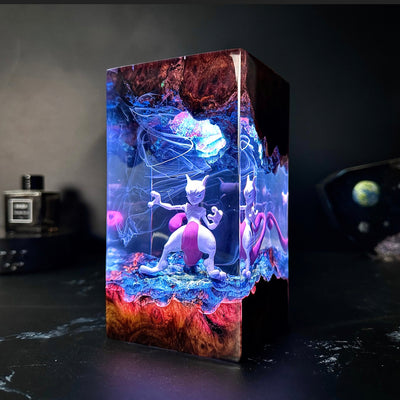 Mewtwo Pokemon Resin lamp