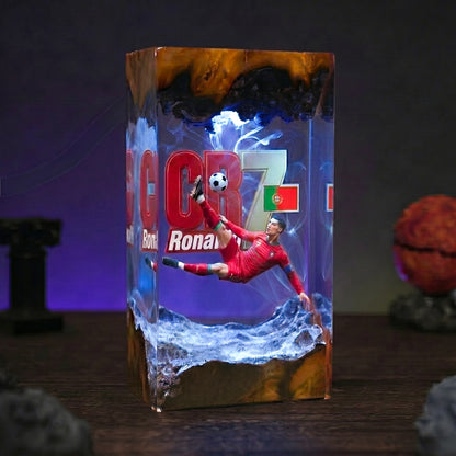 The Best Football Player Resin Lamp