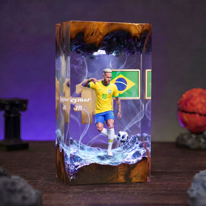 The Best Football Player Resin Lamp