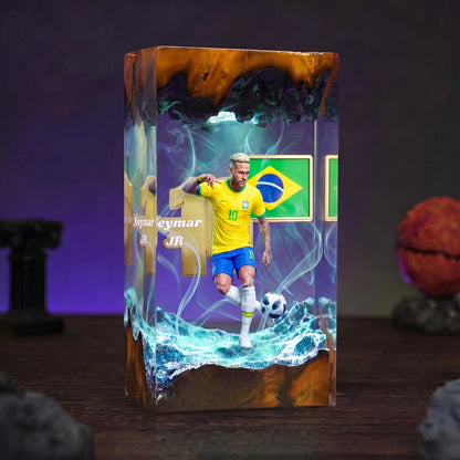 The Best Football Player Resin Lamp