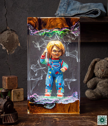 Halloween Resin Lamp