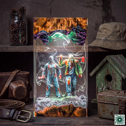 Halloween Resin Lamp