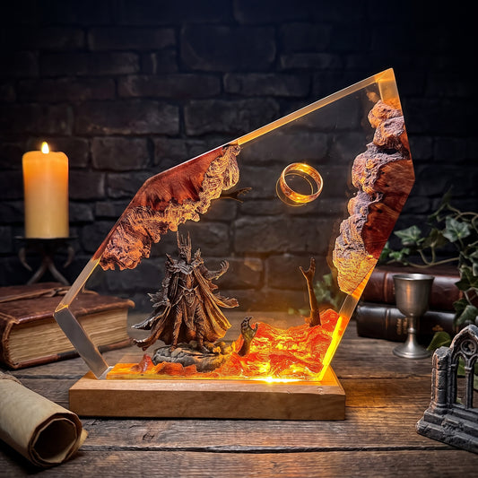 Sauron Lava LOTR Resin Lamp