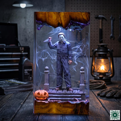 Halloween Resin Lamp