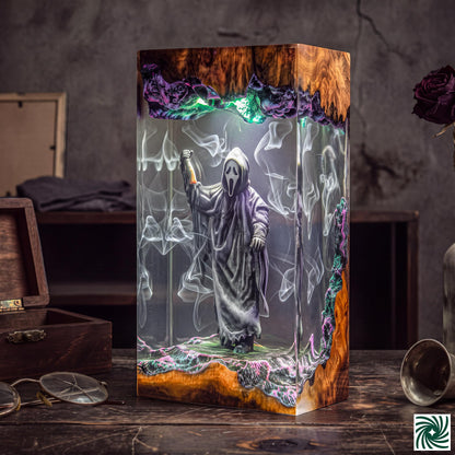 The Scream Resin Lamp